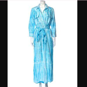 L’Agence Cameron Long Linen Shirt Dress. Size S.